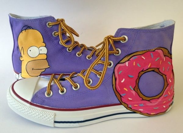simpsons shoes converse